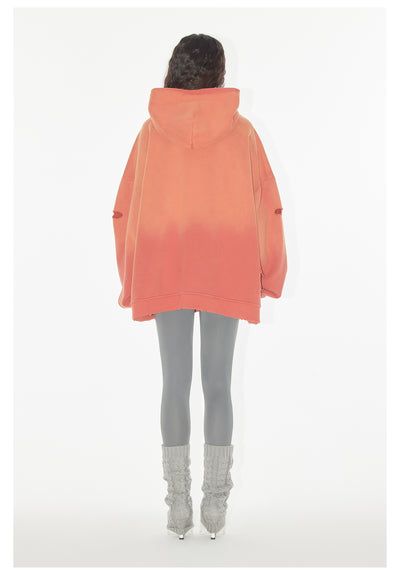 Sudadera Oversize Cómoda y Desgarrada - Estilo Relajado - Image 12