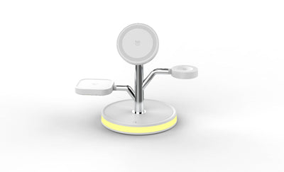 Cargador Inalámbrico Vertical 3 en 1 para Teléfono y Reloj - Image 5