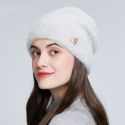 Gorro de Lana Tejida con Strass - Estilo Elegante para Mujer - Image 7