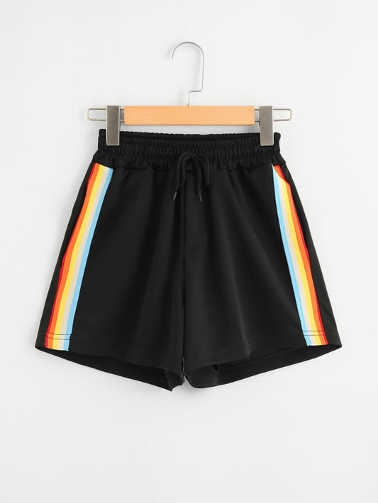 Shorts Elásticos Arcoíris para Mujer