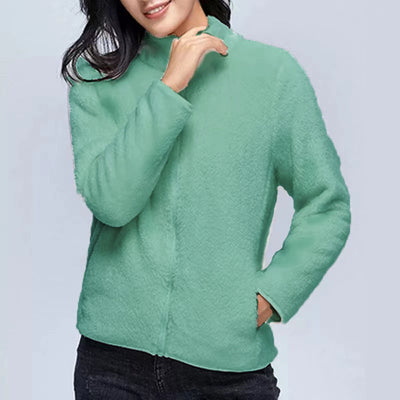 Cardigan Deportivo de Forro Polar para Mujer con Cierre de Cremallera - Image 11
