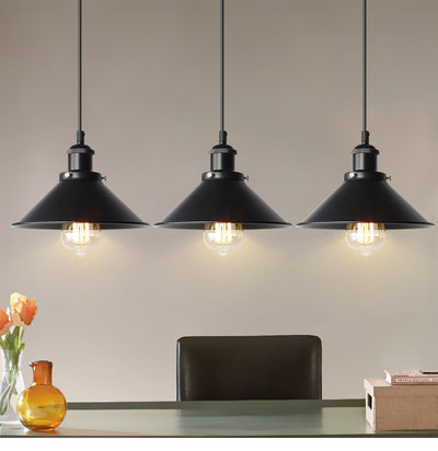 Lámpara Colgante Industrial Estilo Restaurante con Tapa de Hierro Antiguo - Image 11