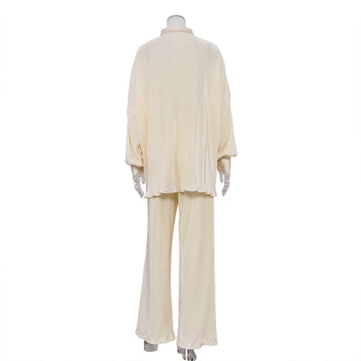 Pantalones Plisados Sueltos Estilo Retro Europeo Americano para Mujer - Image 37