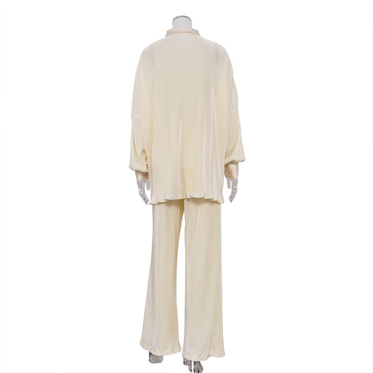 Pantalones Plisados Sueltos Estilo Retro Europeo Americano para Mujer - Image 37