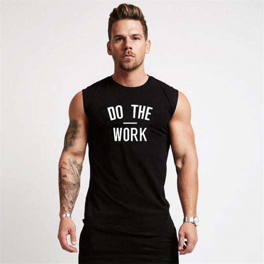Musculosa Deportiva Estilo Europeo Americana con Estampado de Letras para Fitness - Image 10
