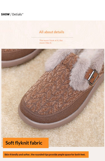 Zapatos de Algodón Aislados con Forro Polar Extra Grueso para Mujer - Image 12
