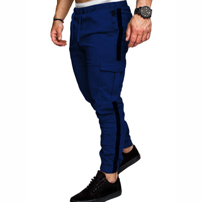 Pantalones Deportivos Casuales de Corte Recto con Costuras Otoñales - Image 5