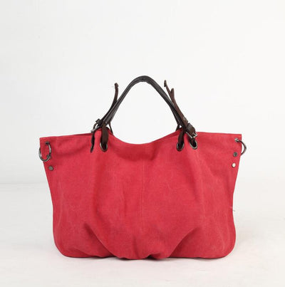 Bolsa de Lona Grande Estilo Europeo - Bolso Tote Capacidad Extra para Mujer - Image 9