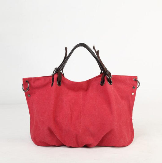Bolsa de Lona Grande Estilo Europeo - Bolso Tote Capacidad Extra para Mujer - Image 9