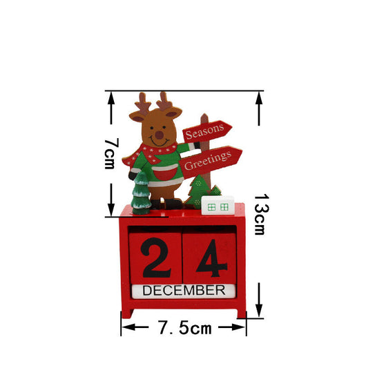 Adornos Navideños de Madera con Calendario - Image 6