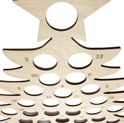 Calendario de Adviento Navideño de Madera - Image 4