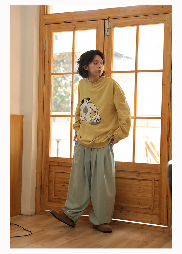 Sudadera Estampada de Manga Larga para Niñas