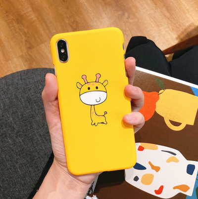 Funda Protectora de Jirafa Divertida Compatible con iPhone - TPU Silicona Suave - Image 9