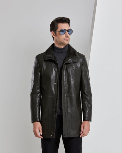 Chaqueta de Cuero Premium para Hombre con Forro Polar Grueso - Image 22