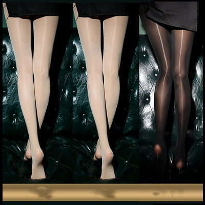 Medias Brillantes Ultrafinas con Bragueta Dorada - Estilo Elegante y Sensual - Image 38