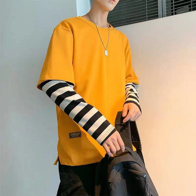 Sudadera de Dos Capas con Parches de Manga Larga - Image 3