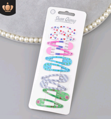 Clip para Cabello Infantil con Diseños Estrellas y Amor - 5 cm - Image 11