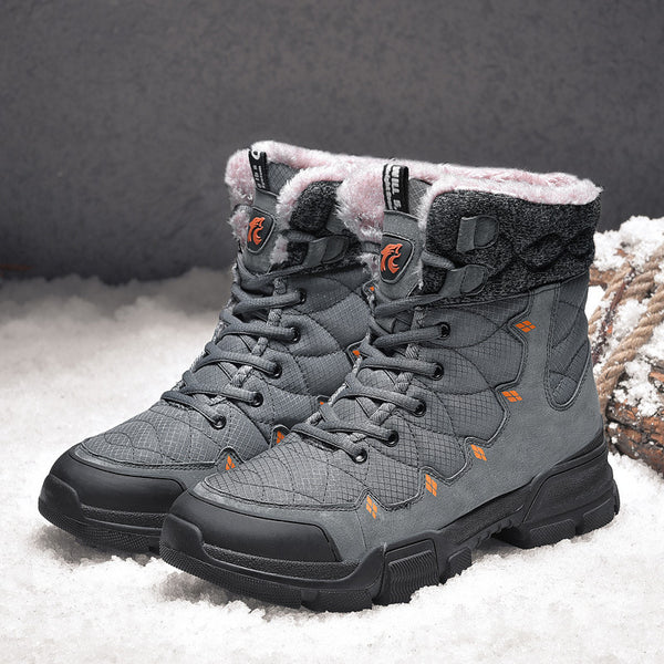 Botas de Nieve para Hombre con Forro Cálido y Suela Reforzada