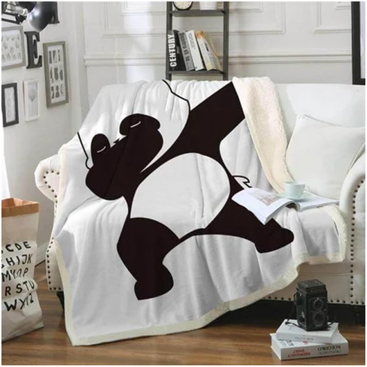 Manta de Franela Serie Panda - Calidez y Confort - Image 10