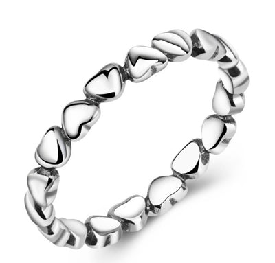 Anillo de Corazón en Plata Esterlina 925
