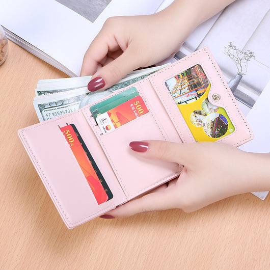 Billetera de Cuero Compacta para Mujer - Image 2