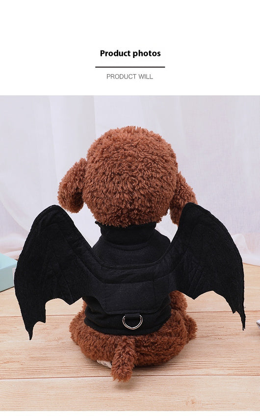 Alas de Murciélago Halloween para Perros - Disfraz Negro Elegante - Image 13