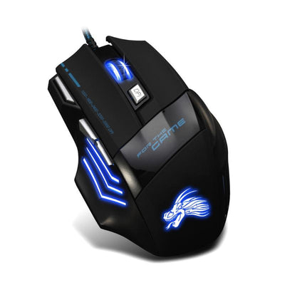 Ratón Gaming Profesional Alámbrico 5500DPI con 7 Botones Programables