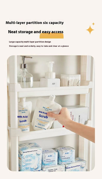 Gabinete de Almacenamiento Ultrafino para Puerta de Baño - Image 11
