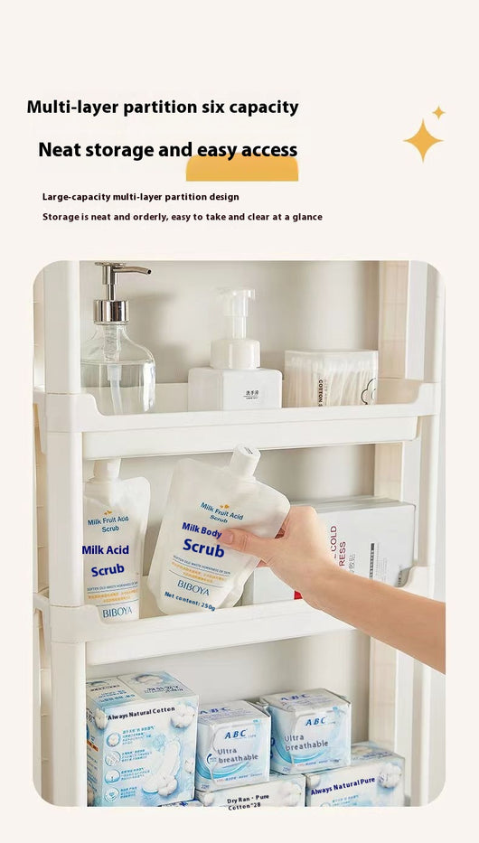 Gabinete de Almacenamiento Ultrafino para Puerta de Baño - Image 11