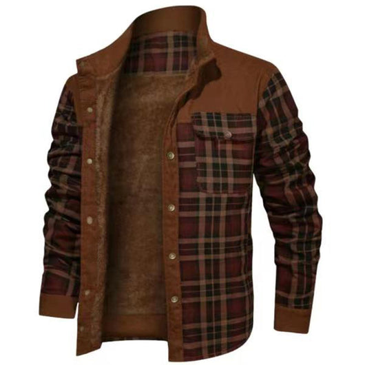 Camisa de Franela Térmica a Cuadros para Hombre - Image 2