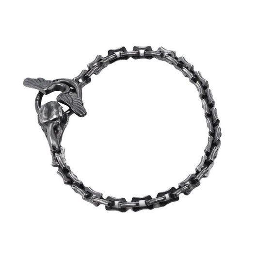 Pulsera Vintage Cabeza de Cuervo en Plata - Diseño Keel - Image 2