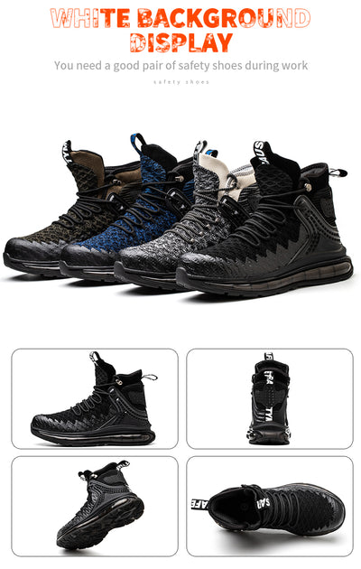 Zapatos Deportivos Ligeros con Amortiguación de Aire y Protección Reforzada - Image 40
