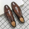 Zapatos de Cuero Clásico Estilo Británico Talla Grande - Cordones Bajos