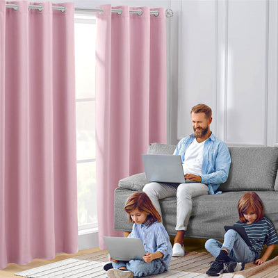Cortinas Modernas Térmicas Bloqueadoras de Luz - Tela Gruesa Opaca Aislante - Image 9