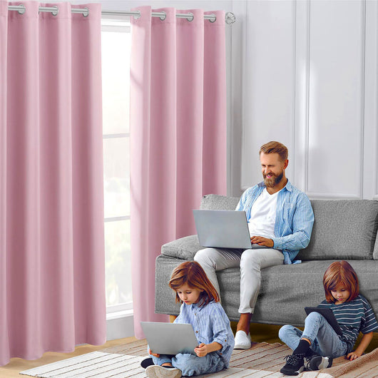 Cortinas Modernas Térmicas Bloqueadoras de Luz - Tela Gruesa Opaca Aislante - Image 9