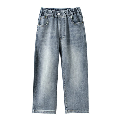 Jeans Rectos Sueltos para Hombre - Diseño Clásico Versátil - Image 5
