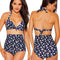 Bikini Dos Piezas con Estampado de Calaveras