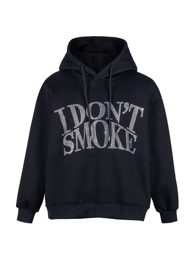 Sudadera Hoodie con Cristales Japoneses y Estampado Manual - Image 11