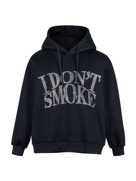 Sudadera Hoodie con Cristales Japoneses y Estampado Manual - Image 11