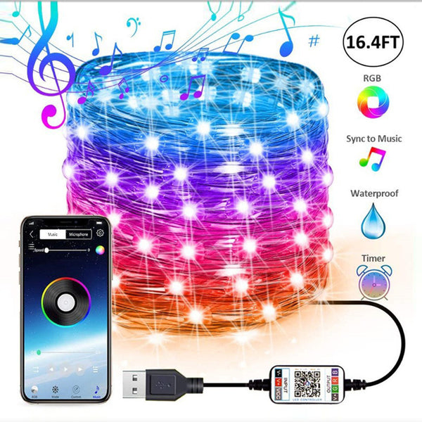 Guirnalda de Luces LED Inteligente con Control por App