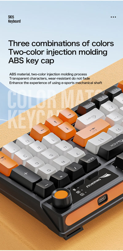 Teclado Mecánico Gaming con Perilla de Control para Notebook - Image 14