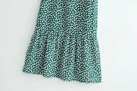 Vestido Camisero de Gasa Floral - Image 5