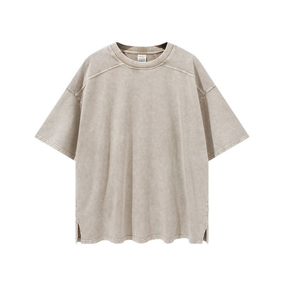 Camiseta Corta Bicolor de Tela Suave y Cómoda - Image 14