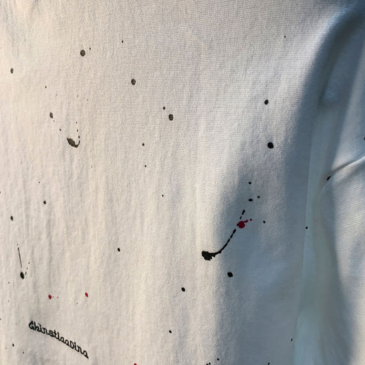 Playera Hombre Estampado Tinta Splash Manga Corta - Image 19