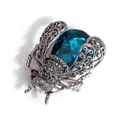 Broche de Cicada con Cristales de Diamantes de Imitación - Image 5