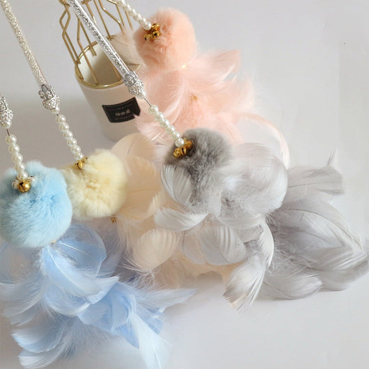 Juguete Interactivo para Gatos con Campana, Plumas y Bolas Resistentes - Image 26