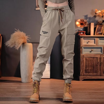 Pantalones Harem Tobilleros Ajustables Estilo Urbano - Image 8
