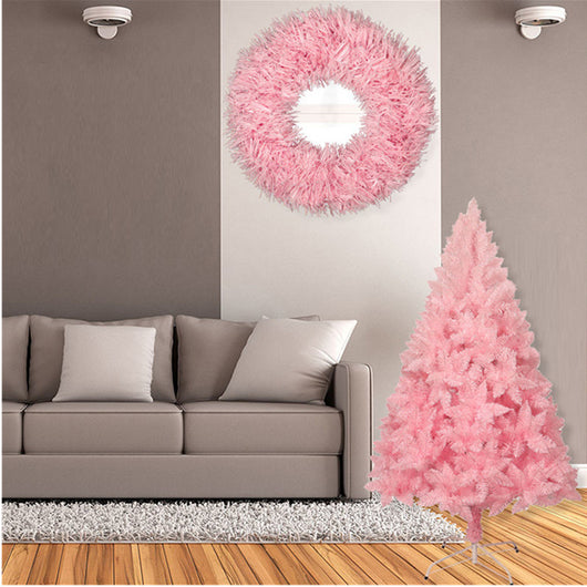 Árbol de Navidad Degradado Rosa Punta Brillante - Image 4