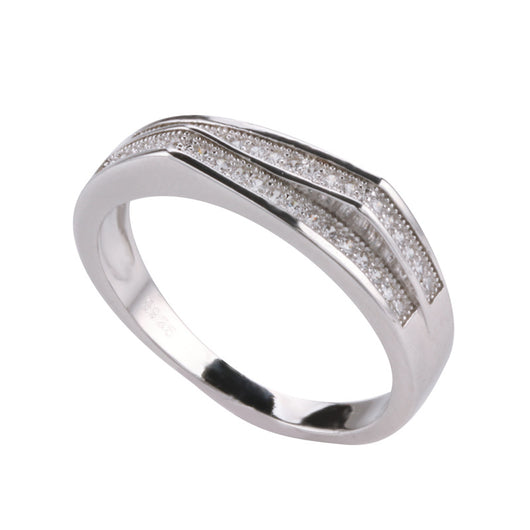 Anillo de Diamantes Doble Corona Micro