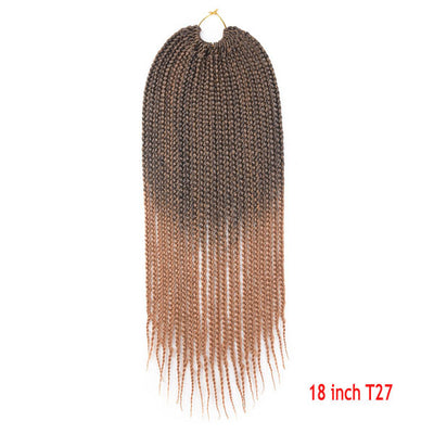 Extensiones de Cabello Trenzas Senegal Box Braids Crochet - Image 6